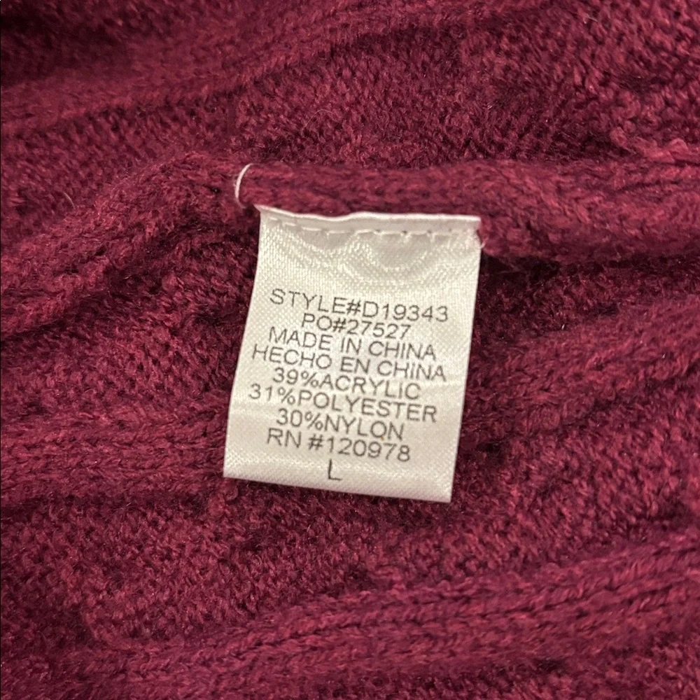 Entro Boutique Turtleneck Sweater Dress Large NWT NEW - Picture 7 of 7